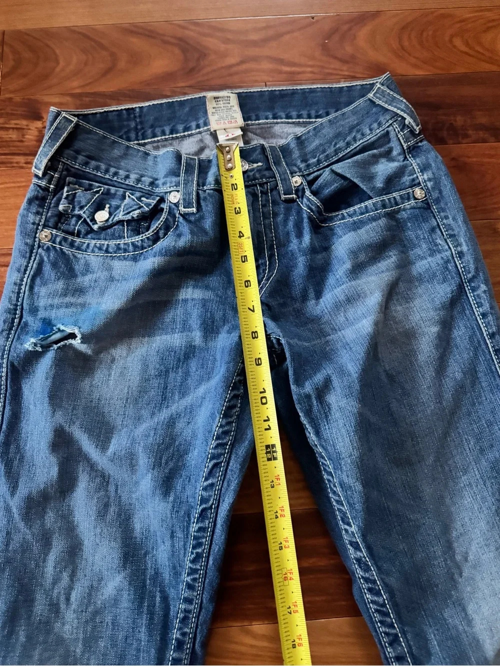 Vintage Joey True Religion Straight Jeans - Indigo Blue Wash